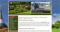 Desktop Screenshot of lb-zahrady.cz