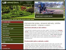Tablet Screenshot of lb-zahrady.cz